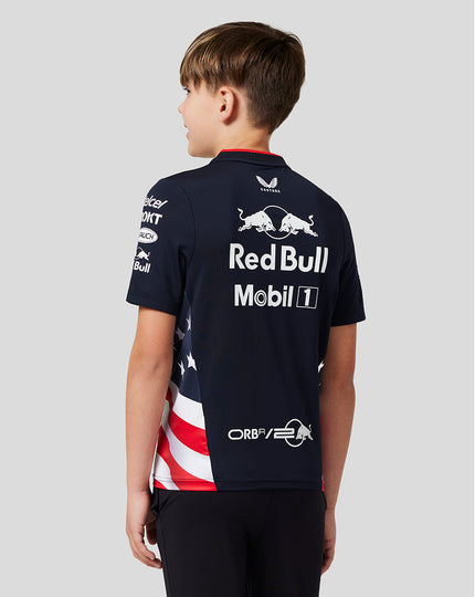 Oracle Red Bull Racing Junior Official Teamline America Race Team T-Shirt - Night Sky