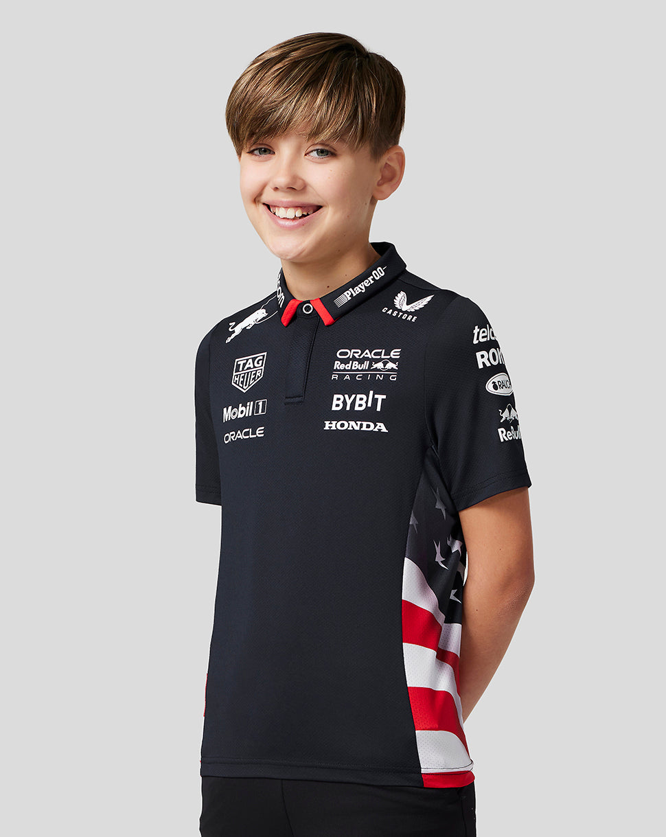 Oracle Red Bull Racing Junior Official Teamline America Race Team Polo