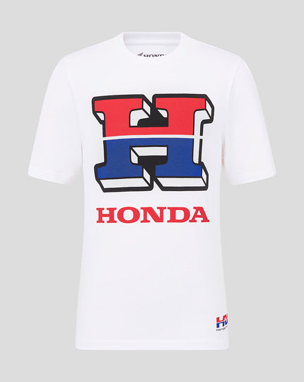 Junior Honda HRC H T-Shirt - Bright White