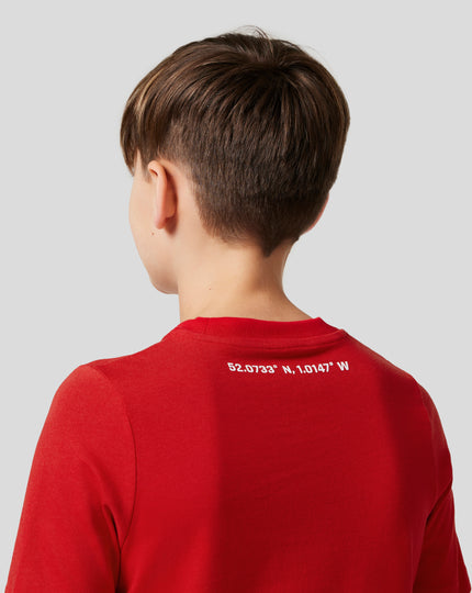 Junior Silverstone Core T-Shirt - Racing Red