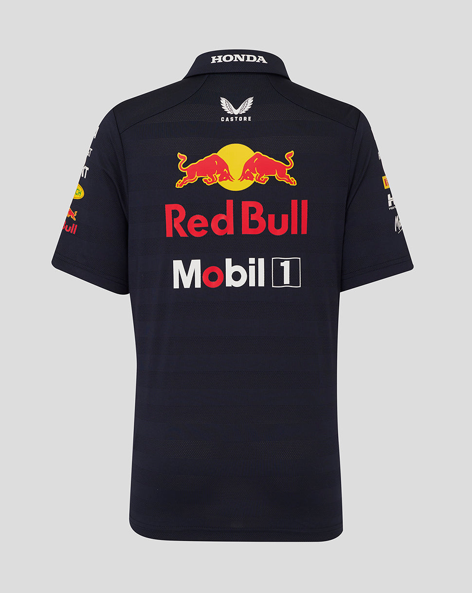 Oracle Red Bull Racing Junior Teamline Short Sleeve Polo Shirt - Night Sky