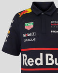 Oracle Red Bull Racing Junior Teamline Short Sleeve Polo Shirt - Night Sky