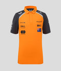 Official Junior McLaren Formula 1 Team Oscar Piastri Polo Shirt - Papaya/Phantom