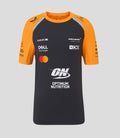 Official Junior McLaren Formula 1 Team Set Up T-Shirt - Phantom/Papaya