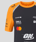 Official Junior McLaren Formula 1 Team Set Up T-Shirt - Phantom/Papaya