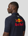 Oracle Red Bull Racing Mens Teamline Short Sleeve Polo Shirt Max Verstappen - Night Sky