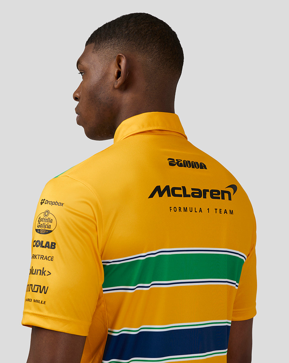 Mens McLaren Teamwear Senna Monaco Polo Formula 1