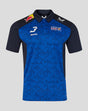 Front view of Oracle Red Bull Racing polo in Night Sky Surf The Web with Verstappen 3 logo and team branding