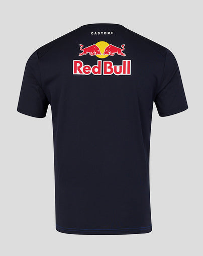 Oracle Red Bull Racing Mens T-Shirt Driver Max Verstappen - Night Sky / Surf The Web