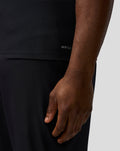 Detail of Official Haas Team Men's Driver T Shirt showing AERTEK branding near the hem