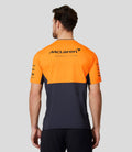 McLaren Mens Official Teamwear Set Up T-Shirt Formula 1- Phantom/Papaya