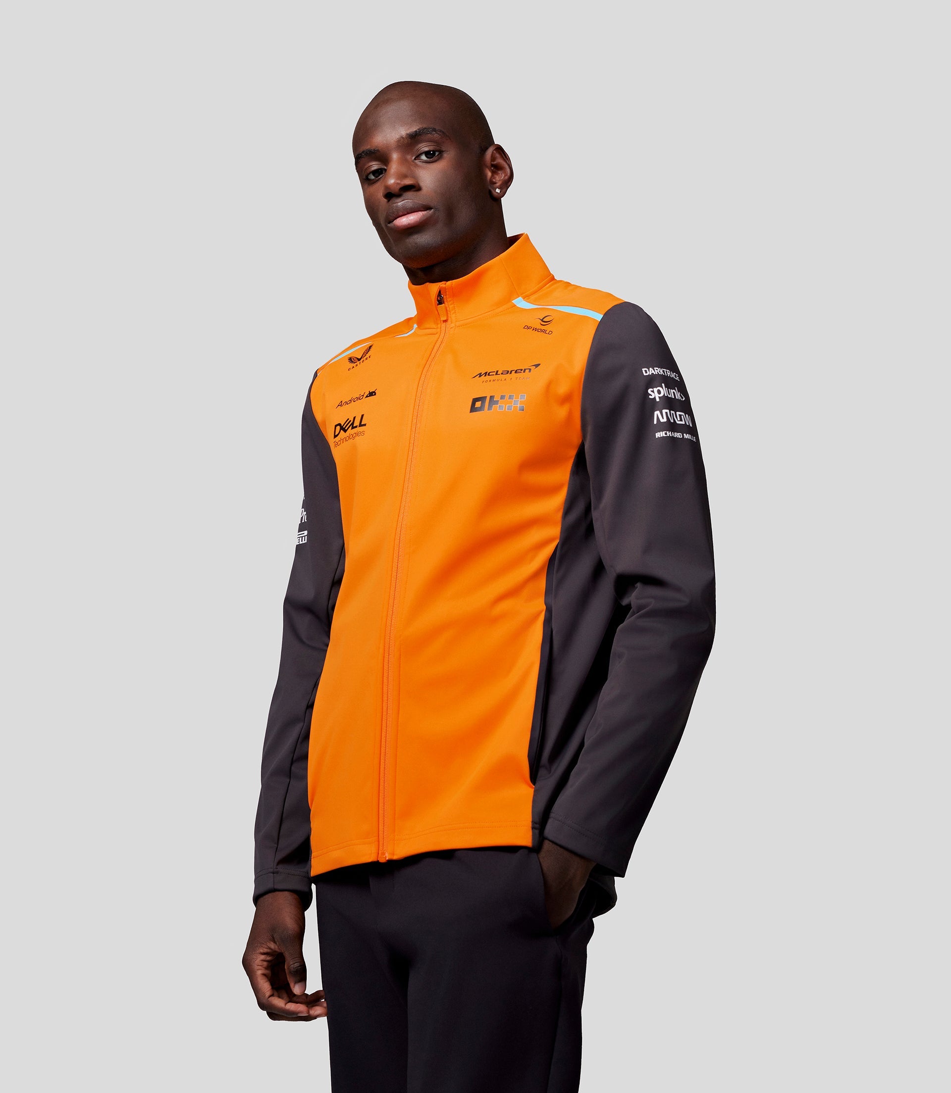 McLaren Mens Official Teamwear Soft Shell Jacket Formula 1