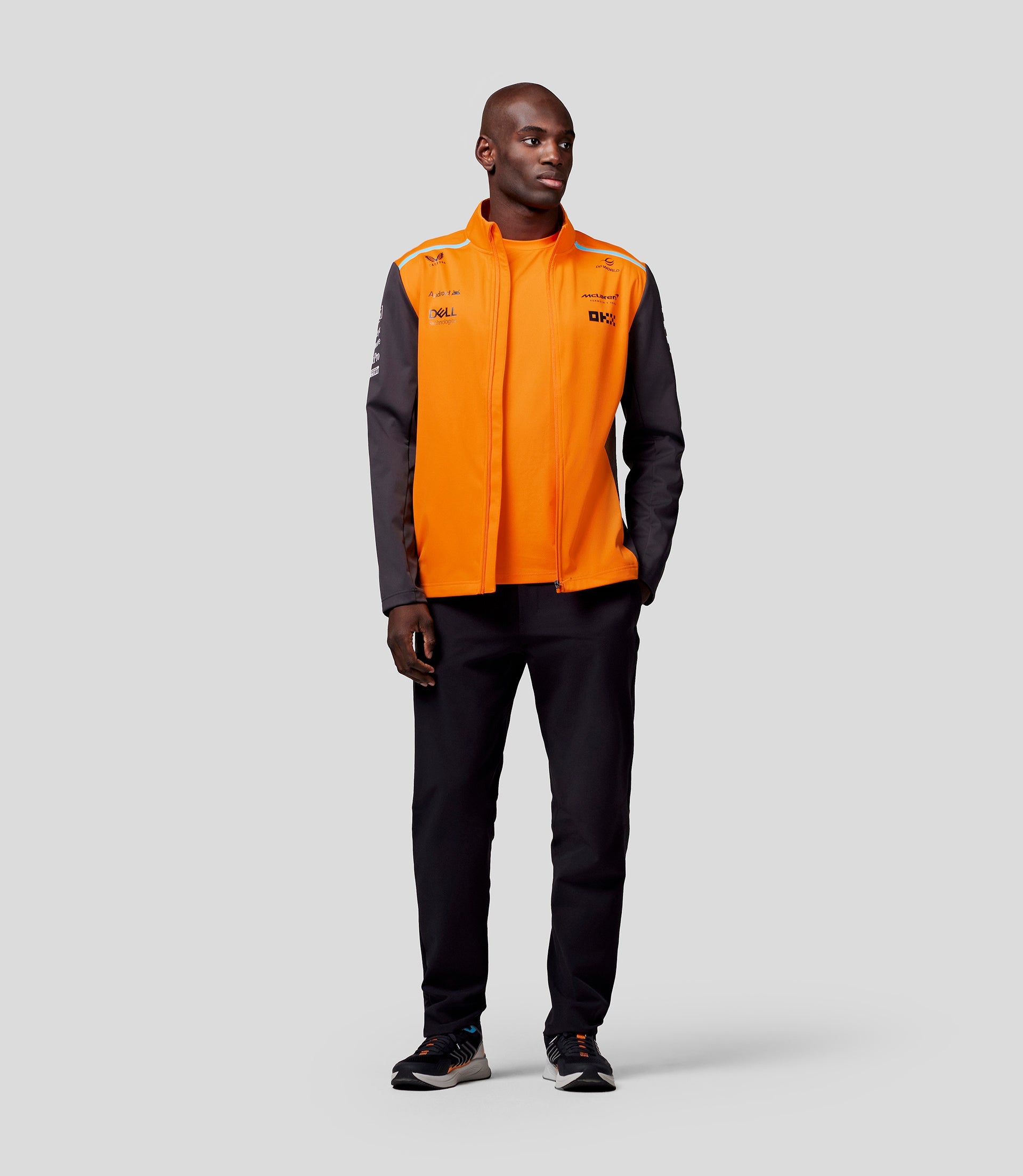 McLaren Mens Official Teamwear Soft Shell Jacket Formula 1