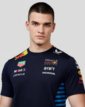 Oracle Red Bull Racing Men's Official Teamline Set Up T-Shirt - Night Sky