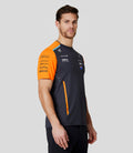 Mens Official Teamwear Set Up T-Shirt Oscar Piastri Formula 1 - Phantom/Papaya