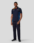 Oracle Red Bull Racing Men's Official Teamline Max Verstappen Short Sleeve Polo Shirt - Night Sky