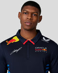 Oracle Red Bull Racing Men's Official Teamline Short Sleeve Shirt Checo - Night Sky