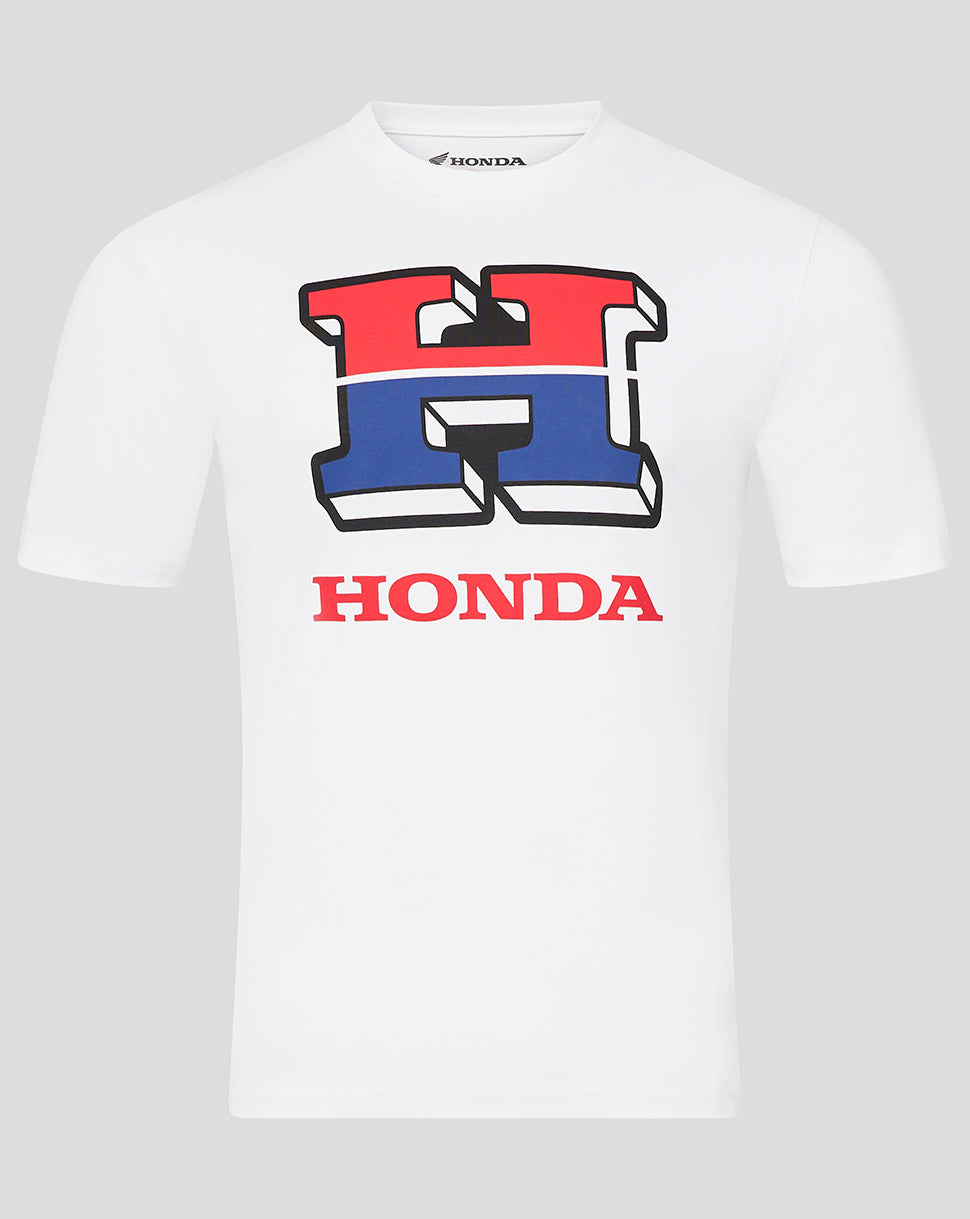 Unisex Honda HRC H T-Shirt - Bright White