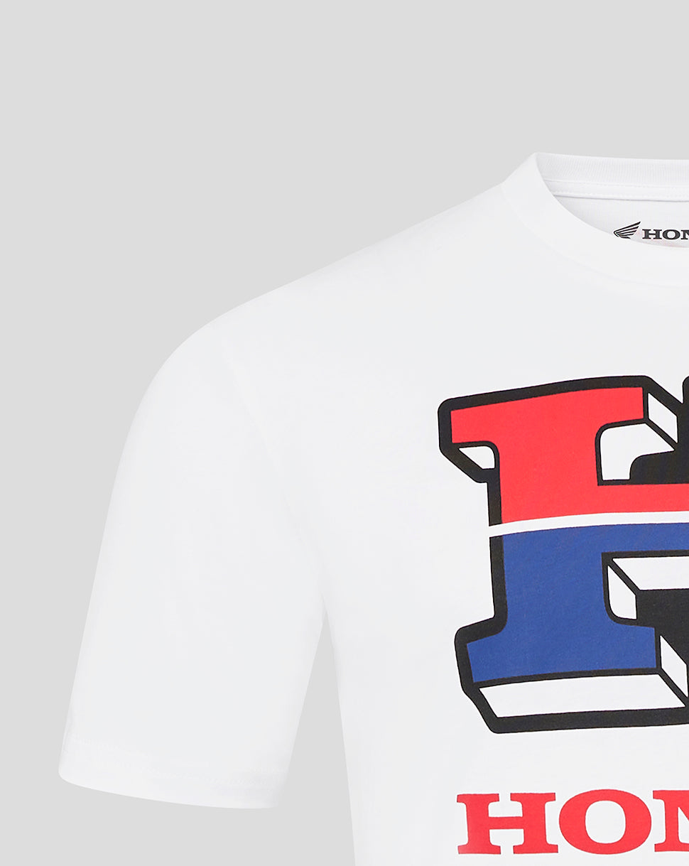 Unisex Honda HRC H T-Shirt - Bright White