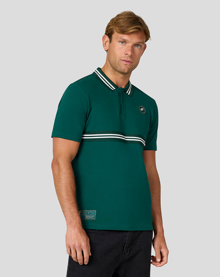 Silverstone x Castore Heritage Polo - Rainforest