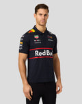 Oracle Red Bull Racing Mens Teamline Short Sleeve Polo Shirt - Night Sky