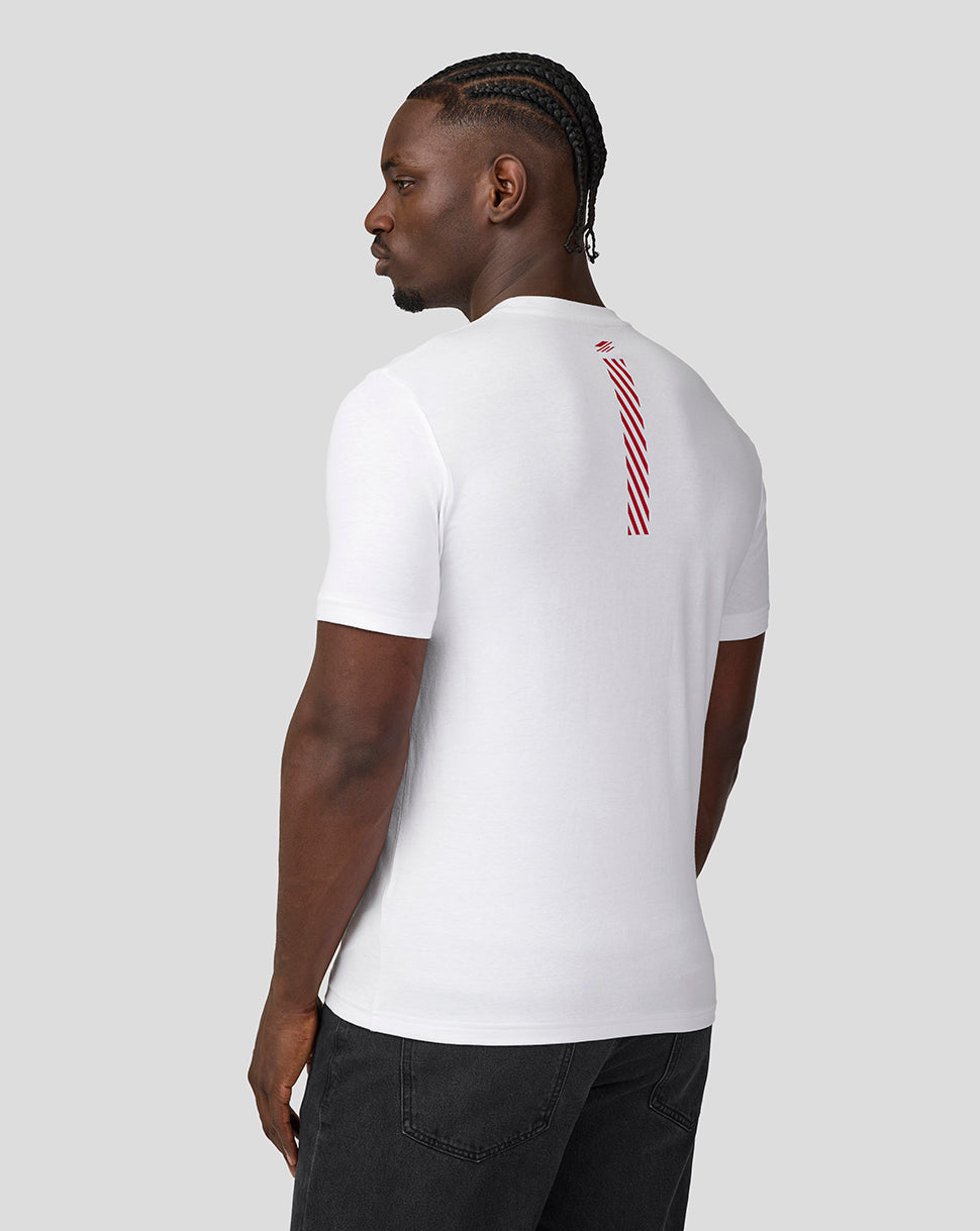 Silverstone Unisex Core T-Shirt - White & Blue