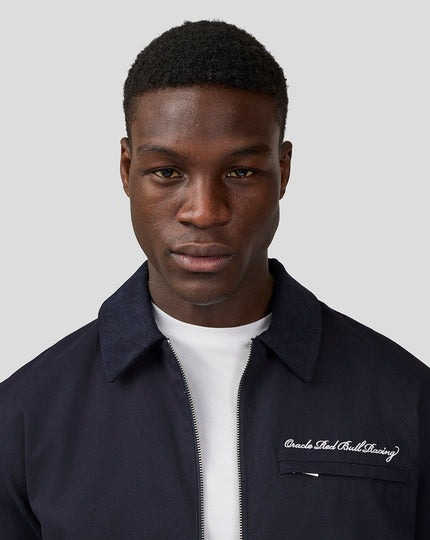 Oracle Red Bull Racing Unisex Script Work Jacket - Night Sky