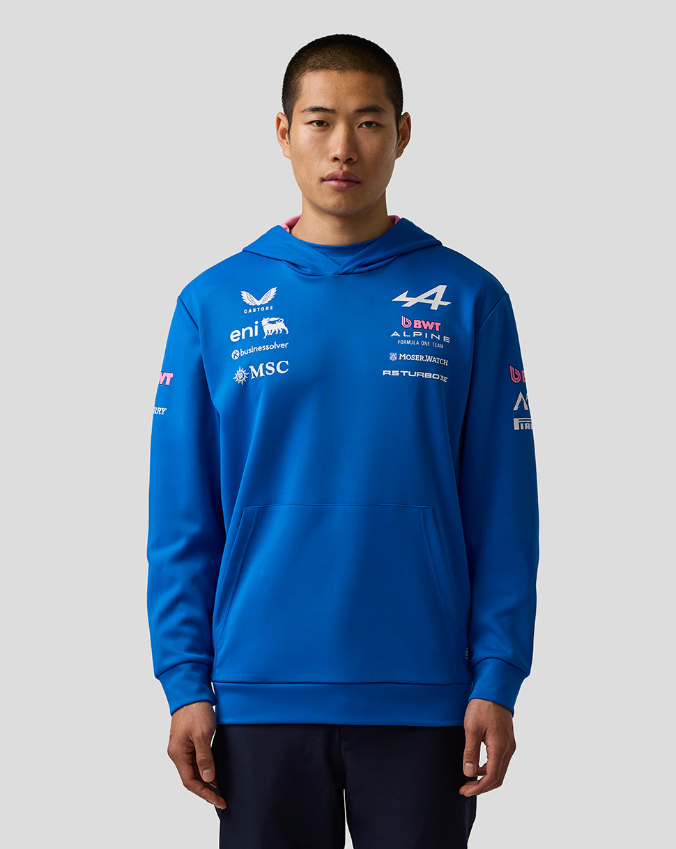 Official Unisex BWT Alpine Formula One Team Pullover Hoodie