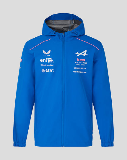 Official Unisex BWT Alpine Formula One Team Rain Jacket