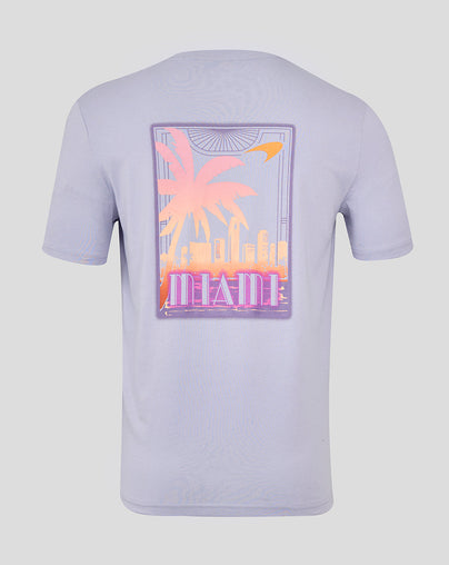 McLaren Unisex Relaxed Fit Miami Graphic T-Shirt - Lavender