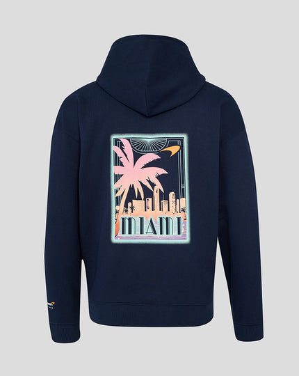 McLaren Unisex Miami Oversized Graphic Hoodie - French Navy