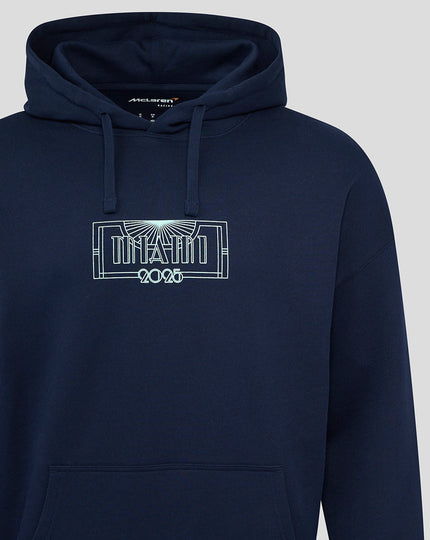 McLaren Unisex Miami Oversized Graphic Hoodie - French Navy