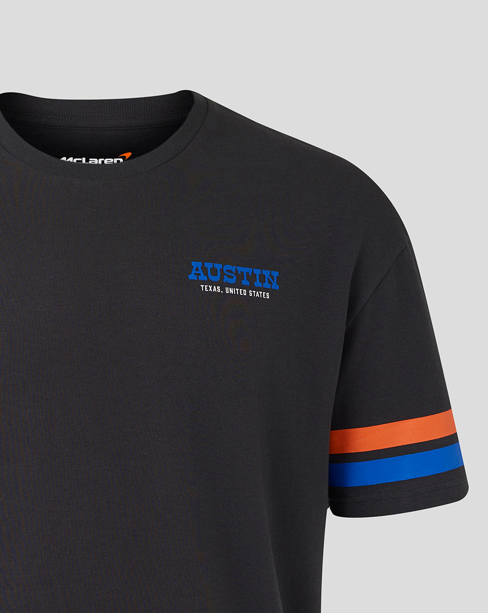 McLaren Unisex Austin Stripe Short Sleeve T-Shirt - Phantom