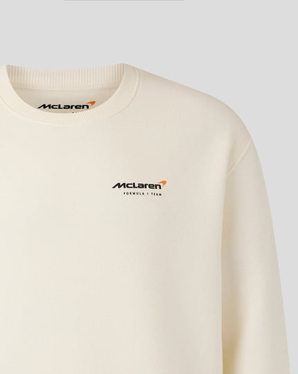 McLaren Unisex Austin Relaxed Sweatshirt - Egret