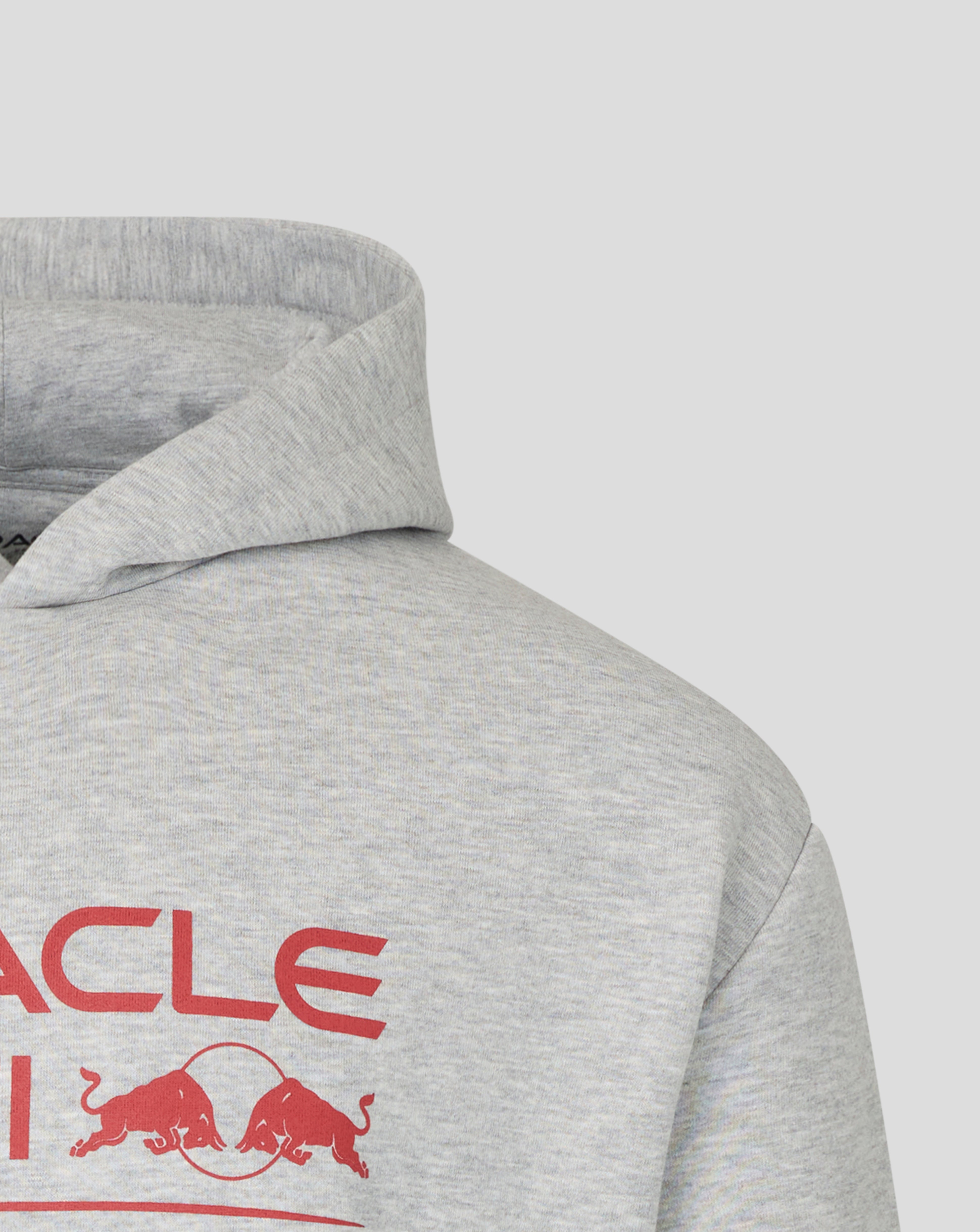 Oracle Red Bull Racing Unisex Relaxed Fit Pullover Hoodie - Grey Marl