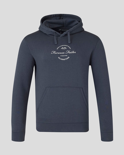 Silverstone Unisex 75 Years Oversized Hoodie - India Ink Grey