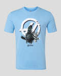 Unisex Haas X Godzilla Minus Zero Roundel T-Shirt  -  Blue Soul