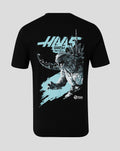 Unisex Haas X Godzilla Minus Zero Large Back Print T-Shirt  -  Black