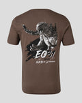 Unisex Haas X Godzilla Minus Zero Esteban Ocon T-Shirt  -  Mocha