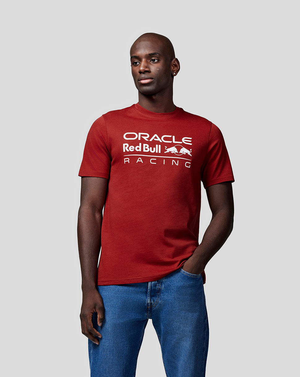 Oracle Red Bull Racing Unisex Large Front Mono Logo Tee - Winery
