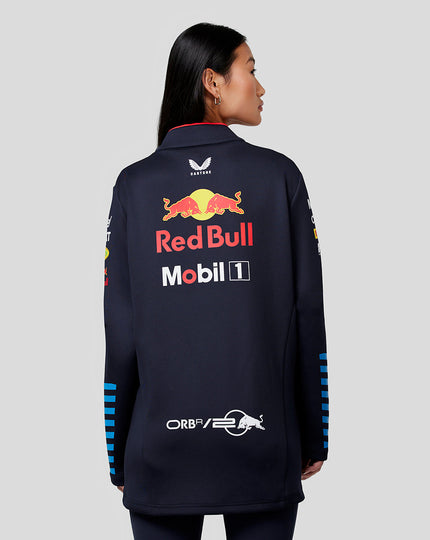 Oracle Red Bull Racing Unisex Official Teamline 1/4 Zip Midlayer - Night Sky