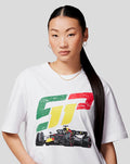 Oracle Red Bull Racing Unisex Checo Race Car Tee - Bright White