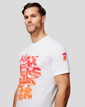 Oracle Red Bull Racing Unisex Max Expression Tee - Bright White