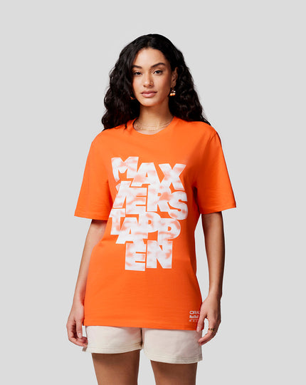 Oracle Red Bull Racing Unisex Max Expression Tee - Exotic Orange
