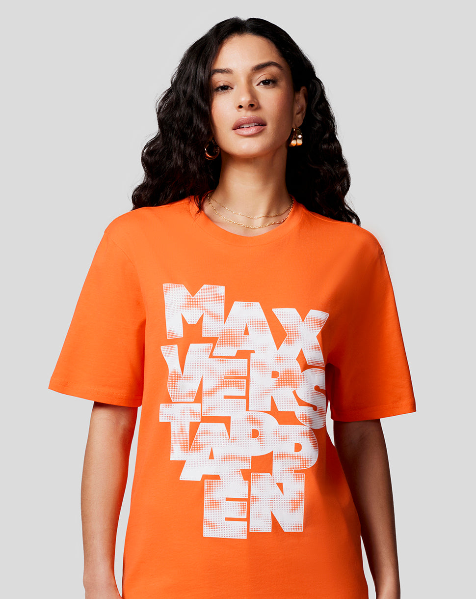 Oracle Red Bull Racing Unisex Max Expression Tee - Exotic Orange