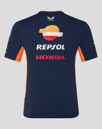 Unisex Honda HRC Repsol Training T-Shirt - Black Iris