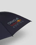 Navy Oracle Red Bull Racing golf umbrella canopy with the Red Bull logo