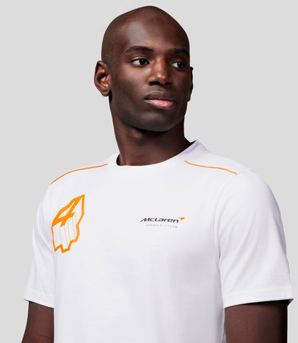 McLaren Unisex Core Driver T-Shirt Lando Norris - Brilliant White