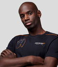 McLaren Unisex Core Driver T-Shirt Oscar Piastri - Anthracite