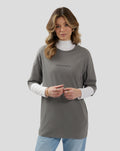 Unisex Silverstone Core Oversized T-Shirt - Charcoal Grey